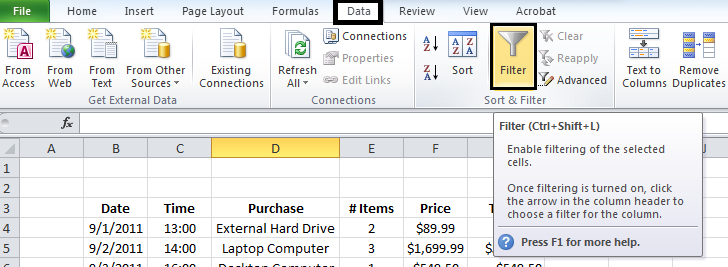 where is the design tab on excel for mac