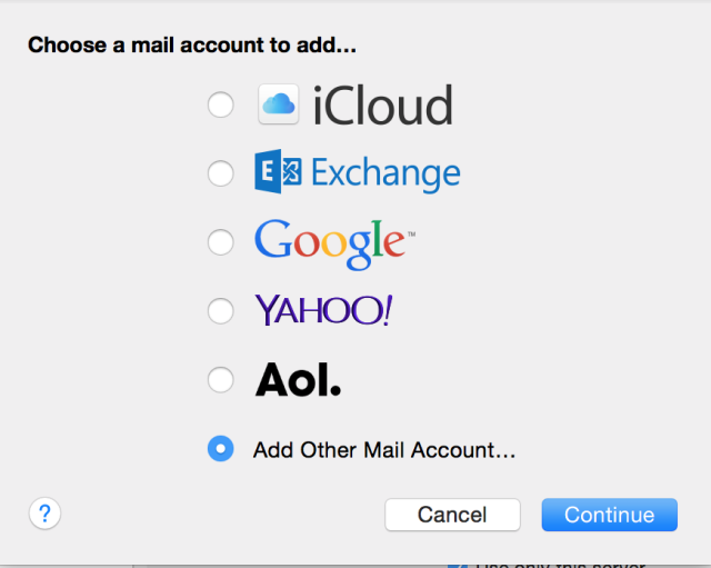 mac mail gmail failing to login